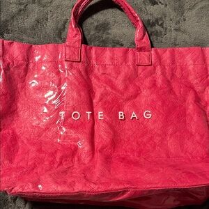 Pink Tote Bag